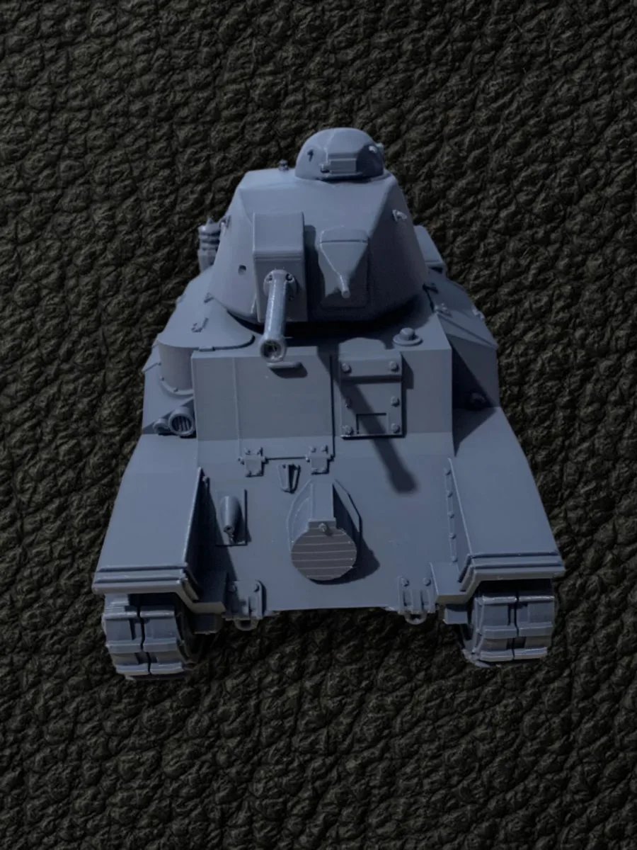 Renault D2 model 1938 with APX-4 turret - Image 2