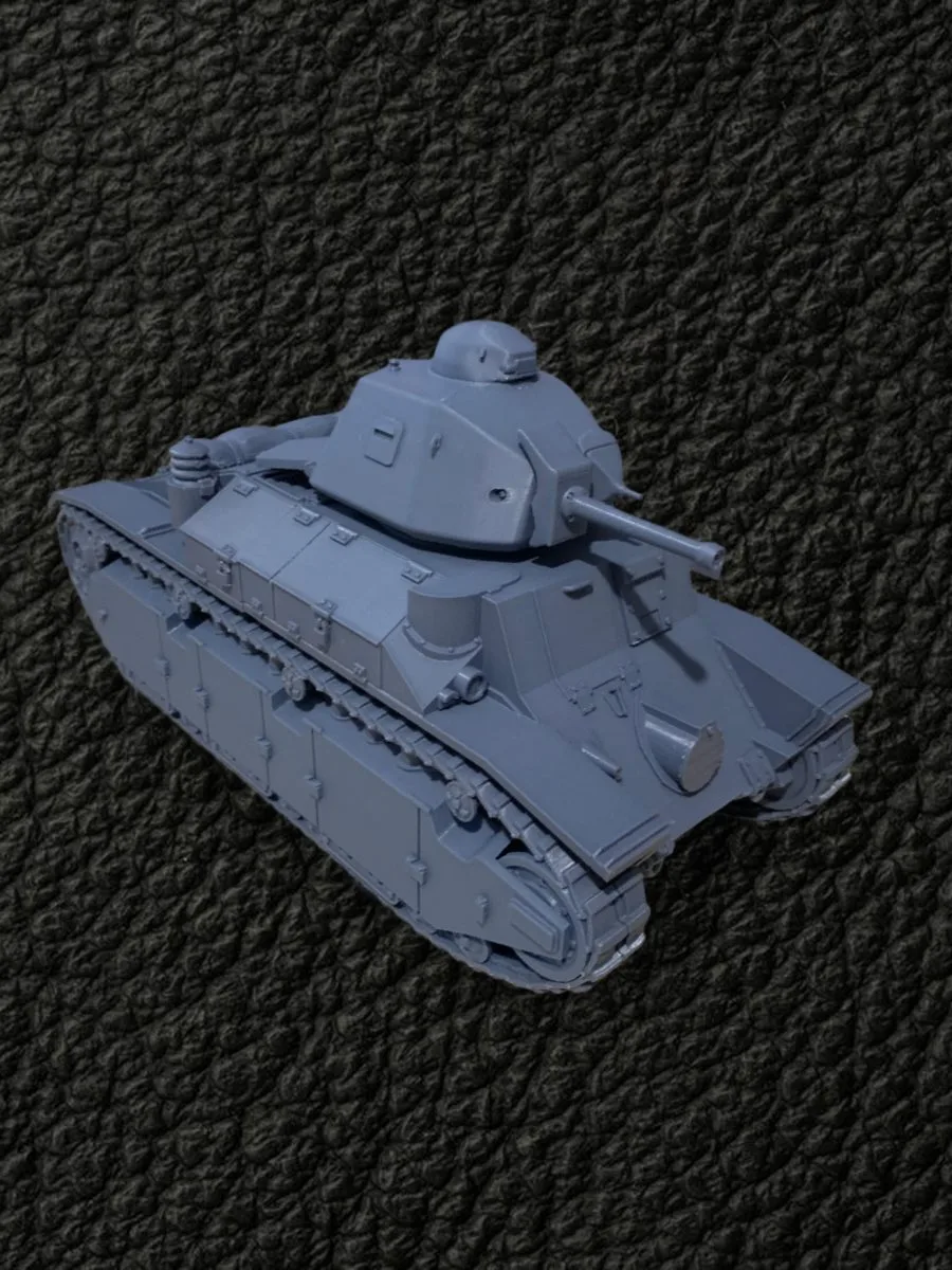 Renault D2 model 1938 with APX-4 turret