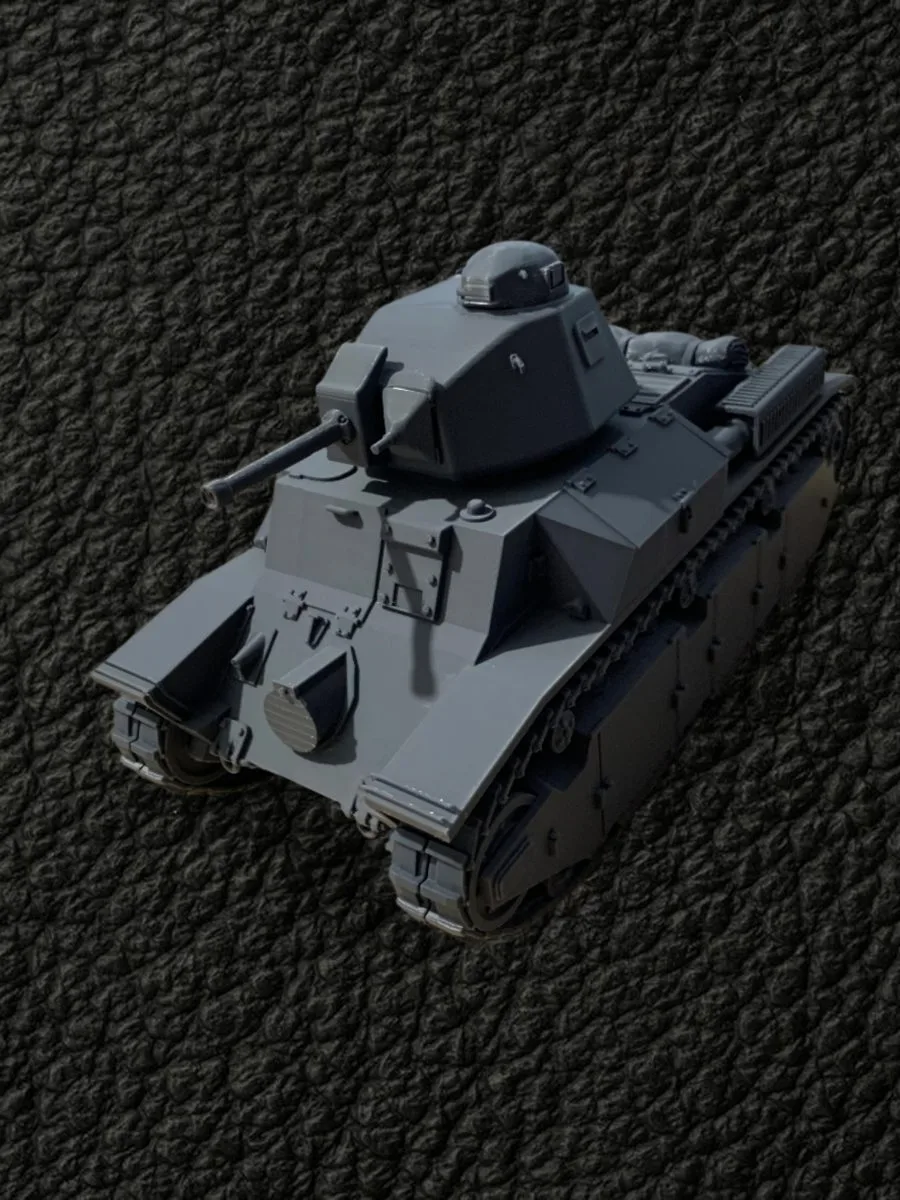 Renault D2 model 1938 with APX-4 turret - Image 4