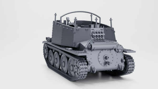 WW2 GERMAN SIG 33 AUF PANZER 38(t) AUSF, 3D PRINTED, MANY SCALES AVAILABLE - Image 4