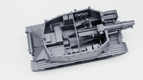 WW2 GERMAN SIG 33 AUF PANZER 38(t) AUSF, 3D PRINTED, MANY SCALES AVAILABLE - Image 5
