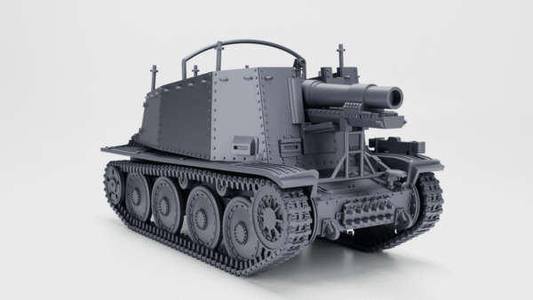 WW2 GERMAN SIG 33 AUF PANZER 38(t) AUSF, 3D PRINTED, MANY SCALES AVAILABLE - Image 6