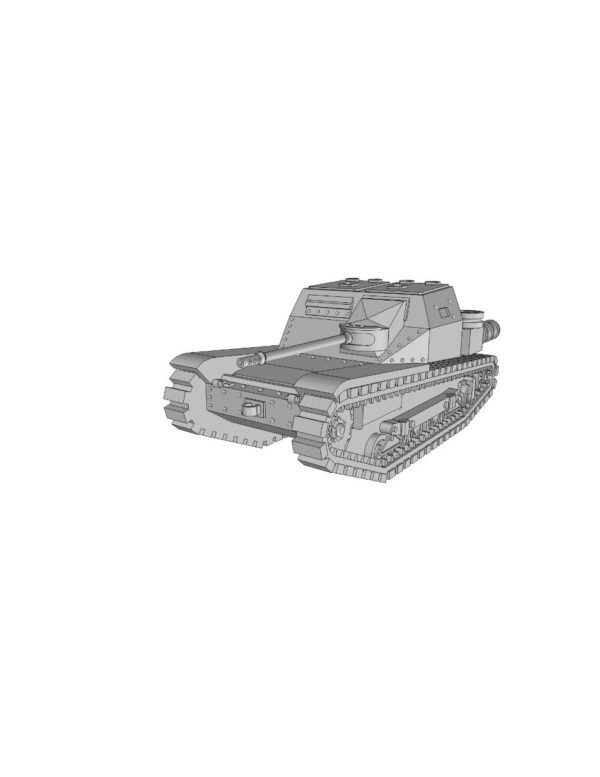 WW2 ITALY CARRO VELOCE L3/33 WITH 20MM GUN, 3D PRINTED, MANY SCALES AVAILABLE - Image 4