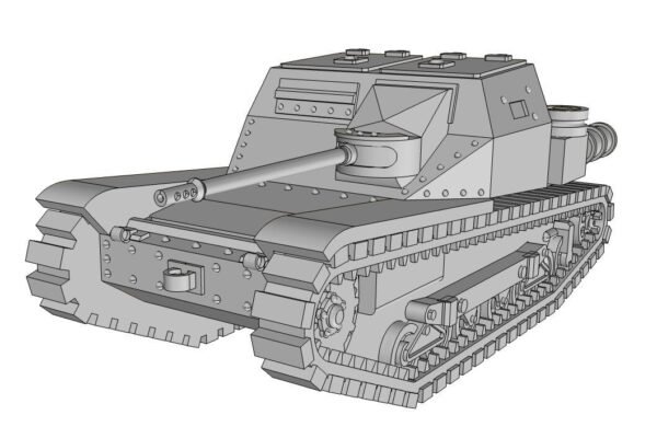 WW2 ITALY CARRO VELOCE L3/33 WITH 20MM GUN, 3D PRINTED, MANY SCALES AVAILABLE