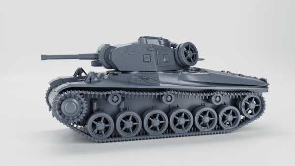 WW2 SWEDEN STRIDSVAGN M/42 MEDIUM TANK,STRV M42-3D PRINTED,MANY SCALES AVAILABLE - Image 3