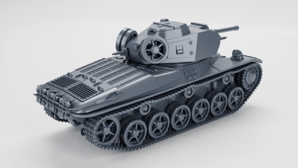 WW2 SWEDEN STRIDSVAGN M/42 MEDIUM TANK,STRV M42-3D PRINTED,MANY SCALES AVAILABLE - Image 5