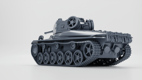 WW2 SWEDEN STRIDSVAGN M/42 MEDIUM TANK,STRV M42-3D PRINTED,MANY SCALES AVAILABLE - Image 7