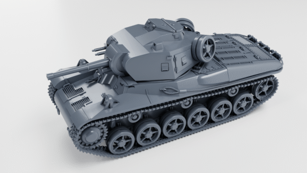 WW2 SWEDEN STRIDSVAGN M/42 MEDIUM TANK,STRV M42-3D PRINTED,MANY SCALES AVAILABLE