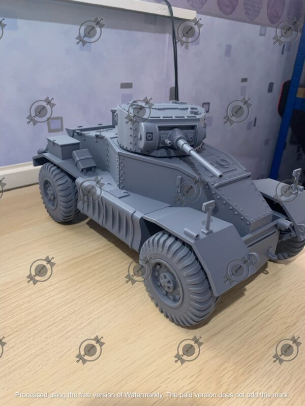 WW2 UK AEC ARMOURED CAR Mk.1 3D PRINTED, MANY SCALES AVAILABLE - Image 4