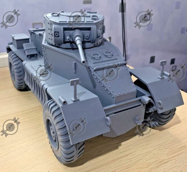 WW2 UK AEC ARMOURED CAR Mk.1 3D PRINTED, MANY SCALES AVAILABLE