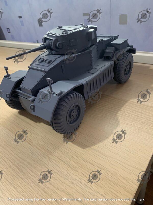 WW2 UK AEC ARMOURED CAR Mk.1 3D PRINTED, MANY SCALES AVAILABLE - Image 8