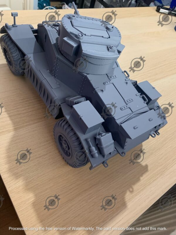 WW2 UK AEC ARMOURED CAR Mk.1 3D PRINTED, MANY SCALES AVAILABLE - Image 10
