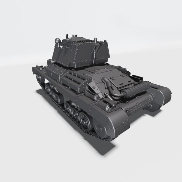 WW2 UK CRUISER TANK A10 MK.II WITH 2PDR GUN , 3D PRINTED, MANY SCALES AVAILABLE - Image 4