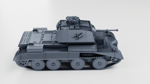 WW2 UK CRUISER TANK A13 MK.IVA, 3D PRINTED, MANY SCALES AVAILABLE - Image 5
