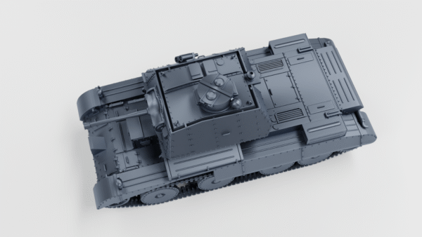 WW2 UK CRUISER TANK A13 MK.IVA, 3D PRINTED, MANY SCALES AVAILABLE - Image 7
