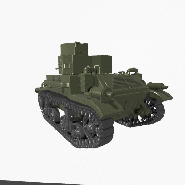 WW2 USA M2A3 LIGHT TANK, 3D PRINTED, MANY SCALES AVAILABLE - Image 3