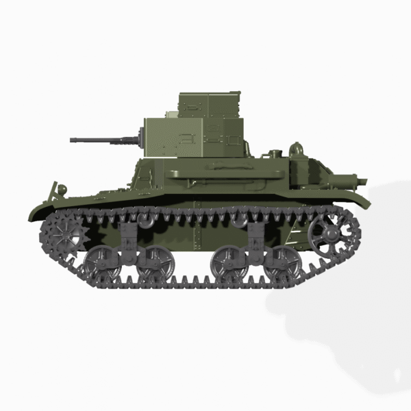 WW2 USA M2A3 LIGHT TANK, 3D PRINTED, MANY SCALES AVAILABLE - Image 4