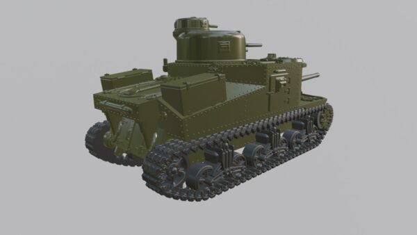 WW2 USA M3 LEE MEDIUM TANK, 3D PRINTED, MANY SCALES AVAILABLE - Image 5
