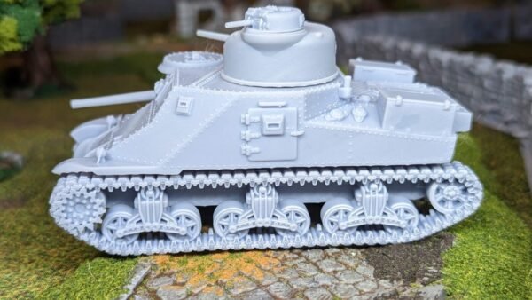 WW2 USA M3 LEE MEDIUM TANK, 3D PRINTED, MANY SCALES AVAILABLE