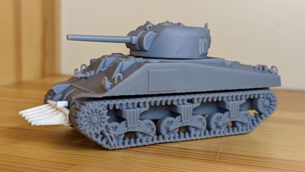 WW2 USA SHERMAN RHINOCEROS TANK, 3D PRINTED, MANY SCALES AVAILABLE - Image 3