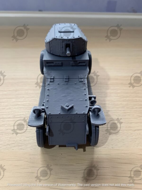 WW1 UK LANCHESTER 4x2 , 3D PRINTED, MANY SCALES AVAILABLE - Image 3