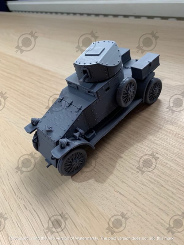 WW1 UK LANCHESTER 4x2 , 3D PRINTED, MANY SCALES AVAILABLE - Image 4