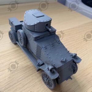 WW1 UK LANCHESTER 4x2 , 3D PRINTED, MANY SCALES AVAILABLE