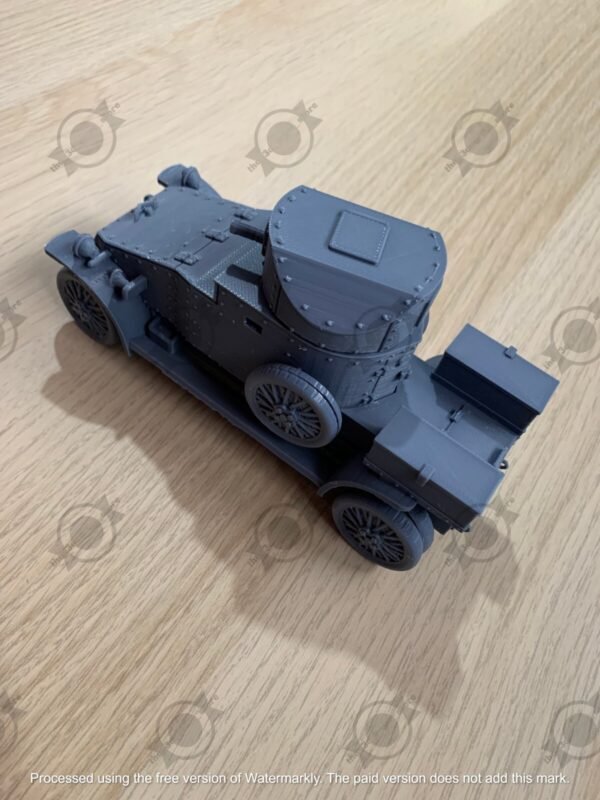 WW1 UK LANCHESTER 4x2 , 3D PRINTED, MANY SCALES AVAILABLE - Image 5