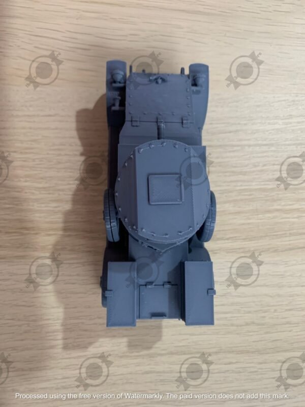 WW1 UK LANCHESTER 4x2 , 3D PRINTED, MANY SCALES AVAILABLE - Image 6