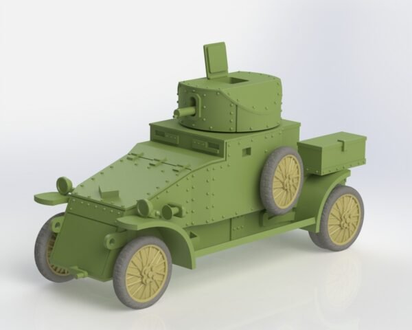 WW1 UK LANCHESTER 4x2 , 3D PRINTED, MANY SCALES AVAILABLE - Image 8
