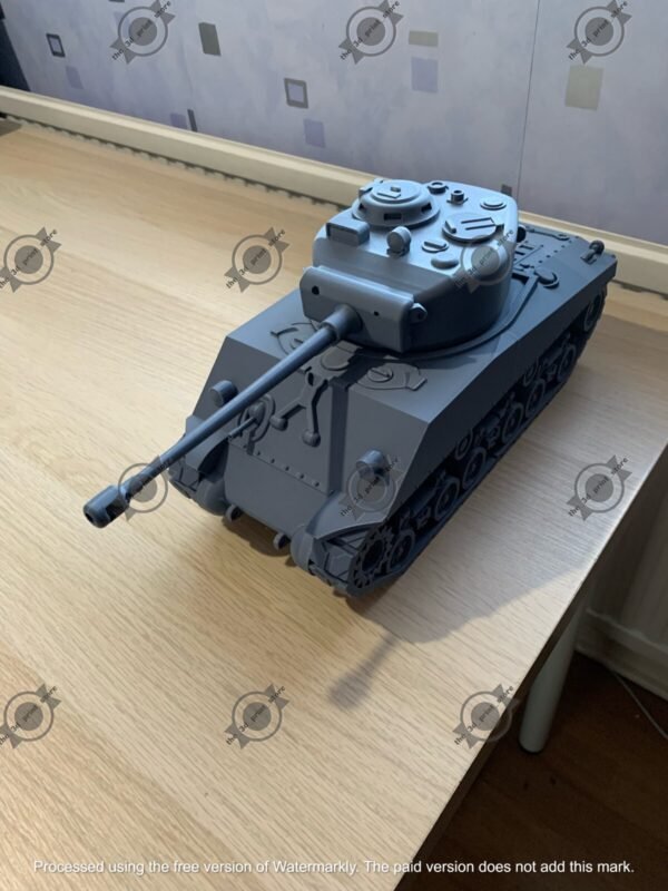 WW2 CANADA/USA M4A3 SHERMAN WITH HVSS, 3D PRINTED,MANY SCALES AVAILABLE - Image 6