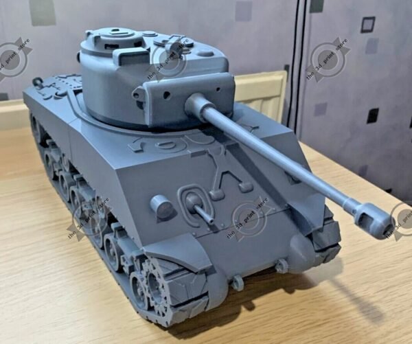 WW2 CANADA/USA M4A3 SHERMAN WITH HVSS, 3D PRINTED,MANY SCALES AVAILABLE