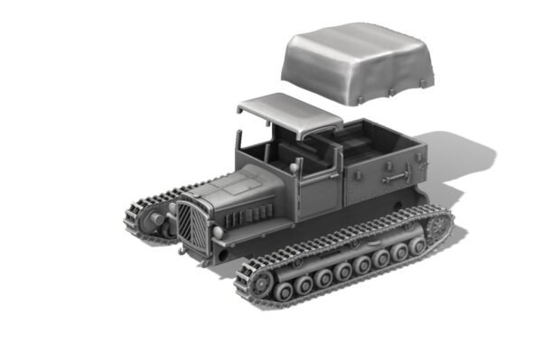 WW2 CZECH ARTILLERY TRACTOR PRAGA T-6 (SKODA), 3D PRINTED, MANY SCALES AVAILABLE - Image 4