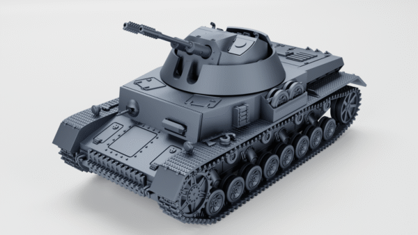 WW2 GERMAN FLAKPANZER IV "KUGGELBLITZ, 3D PRINTED, MANY SCALES AVAILABLE - Image 6