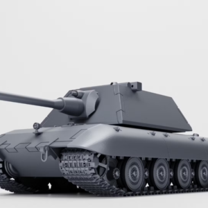 WW2 GERMAN PANZER E-100,3D PRINTED, MANY SCALES AVAILABLE