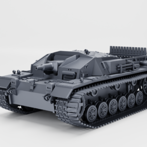 WW2 GERMAN STUG III AUSF.D, 3D PRINTED, MANY SCALES AVAILABLE