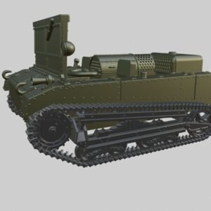 WW2 POLAND C2P ARTILLERY TRACTOR,3D PRINTED, MANY SCALES AVAILABLE