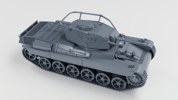 WW2 SWEDEN LANDSVERK LAGO TANK, 3D PRINTED, MANY SCALES AVAILABLE - Image 5