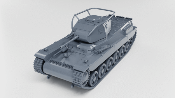 WW2 SWEDEN LANDSVERK LAGO TANK, 3D PRINTED, MANY SCALES AVAILABLE - Image 6