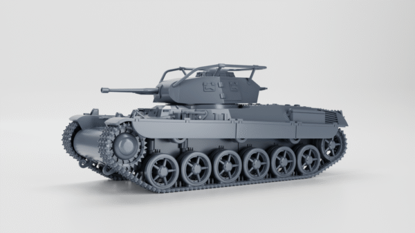 WW2 SWEDEN LANDSVERK LAGO TANK, 3D PRINTED, MANY SCALES AVAILABLE
