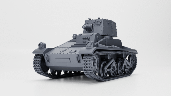 WW2 UK VICKERS LIGHT TANK DUTCHMAN (M1936) 3D PRINTED, MANY SCALES AVAILABLE - Image 3