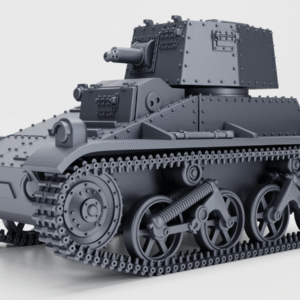 WW2 UK VICKERS LIGHT TANK DUTCHMAN (M1936) 3D PRINTED, MANY SCALES AVAILABLE