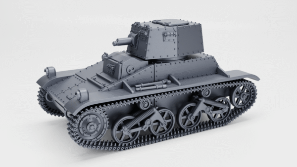 WW2 UK VICKERS LIGHT TANK DUTCHMAN (M1936) 3D PRINTED, MANY SCALES AVAILABLE - Image 5