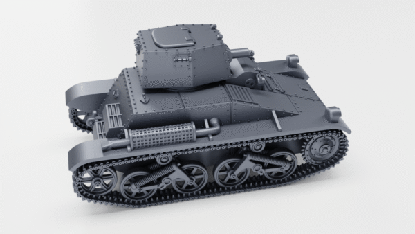 WW2 UK VICKERS LIGHT TANK DUTCHMAN (M1936) 3D PRINTED, MANY SCALES AVAILABLE - Image 6