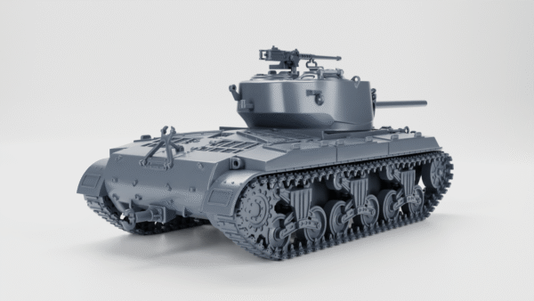 WW2 USA T23 MEDIUM TANK , 3D PRINTED, MANY SCALES AVAILABLE - Image 4