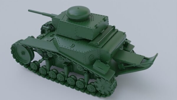 WW2 USSR LIGHT TANK T-18M, 3D PRINTED, MANY SCALES AVAILABLE - Image 3