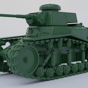 WW2 USSR LIGHT TANK T-18M, 3D PRINTED, MANY SCALES AVAILABLE