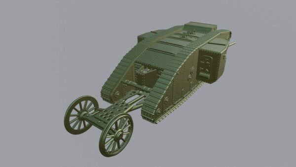 WW1 UK TANK MARK I (BRITISH EMPIRE, 1916) 3D PRINTED, MANY SCALES AVAILABLE - Image 3