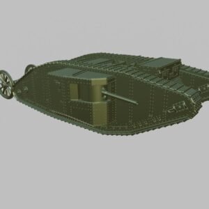 WW1 UK TANK MARK I (BRITISH EMPIRE, 1916) 3D PRINTED, MANY SCALES AVAILABLE