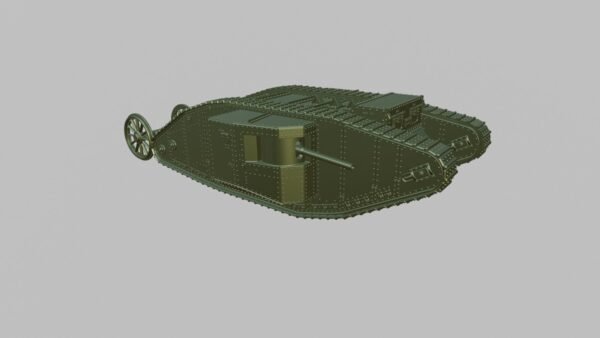 WW1 UK TANK MARK I (BRITISH EMPIRE, 1916) 3D PRINTED, MANY SCALES AVAILABLE